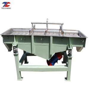 China High Efficiency Carbon Steel Sawdust Linear Vibrating Screen Large Capacity wholesale