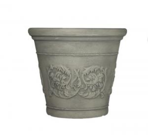 China LLDPE Engraved Designed Garden Flower Pots Made From Aluminum Rotationally Tools wholesale