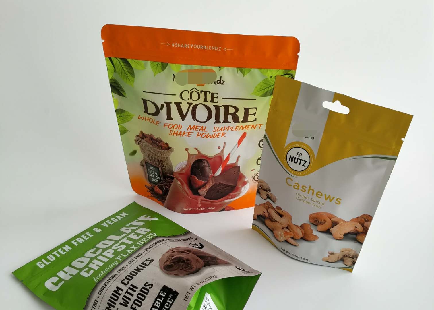 Sealed Plastic Pouches Packaging Food Grade Aluminum Foil Stand Up Herbal Detox Tea Packing