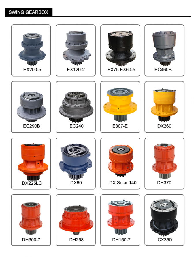 E320C M5X180 M5X180CHB M5X180CHB-10A M5X130 Swing Motor Hydraulic Spare Parts 7
