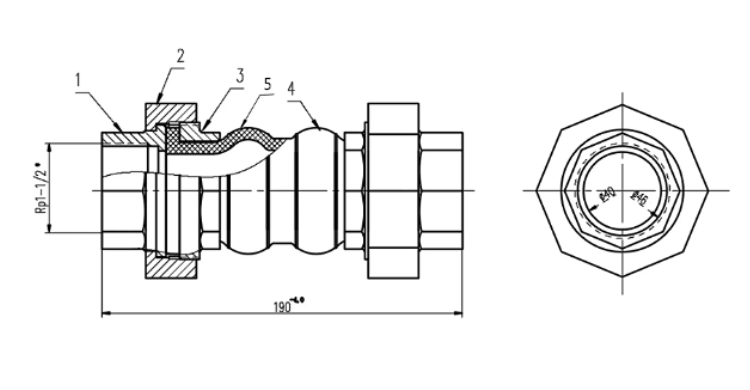 Flexible Double Bellows Expansion Joint Flange Connection ZCH