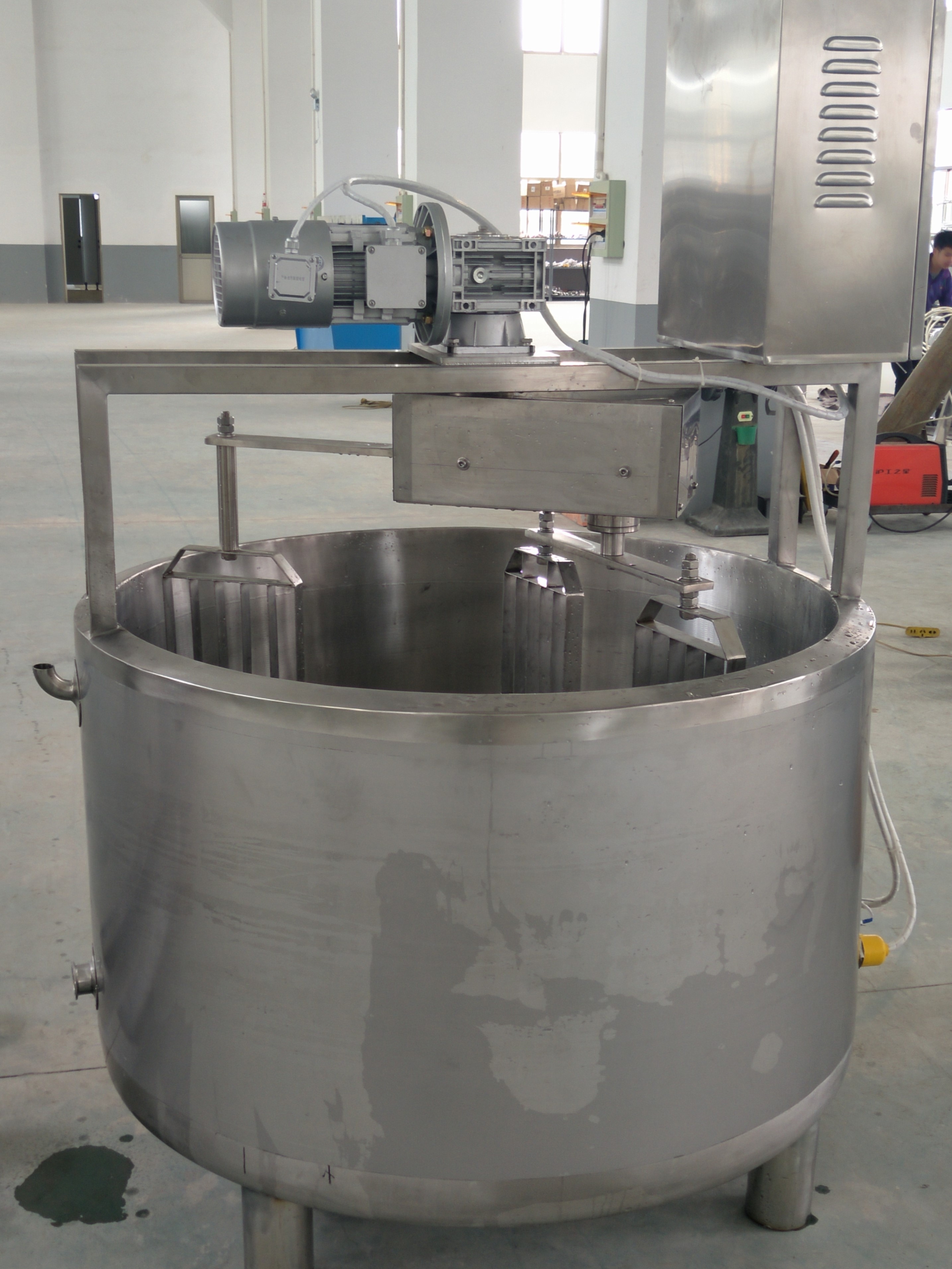 100-2000L Cheese Vat Machine For Cheese Production Line
