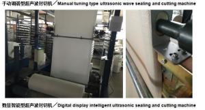 China Non-woven bags ultrasonic cutting machine supplier for low price wholesale