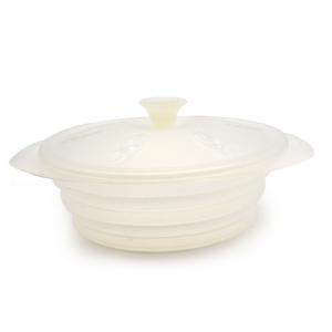 China Factory Orders For High-Quality Household Kitchen Supplies Food Grade Silicone Tool Pots Silicone Folding Steamers wholesale