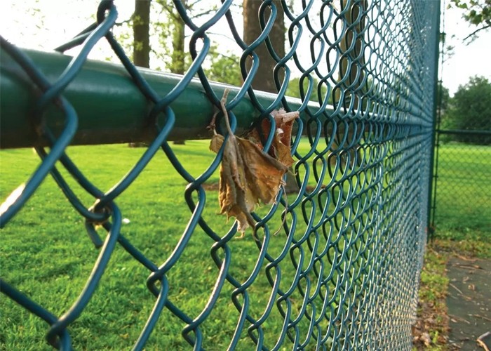 25-100mm Chain Link Wire Mesh / 25m Diamond Chain Link Fence For Garden