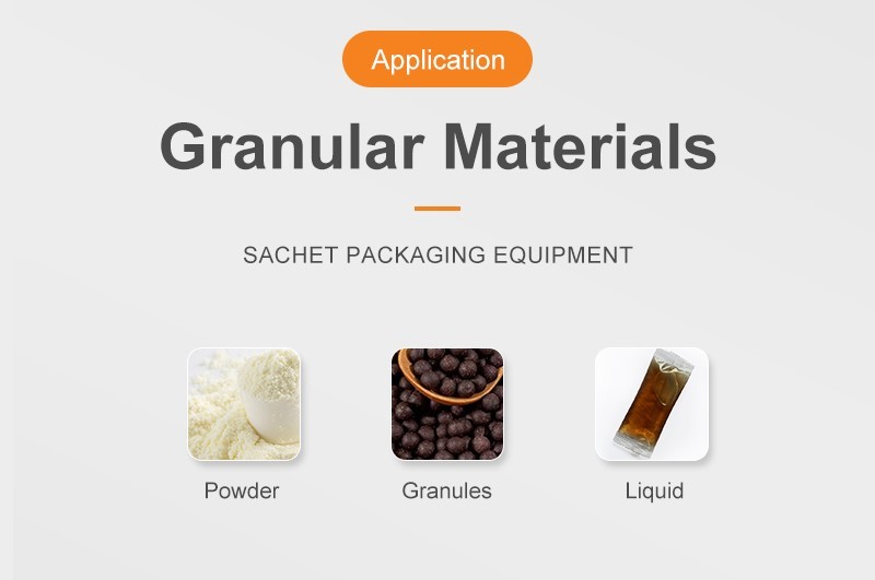High Accuracy 5g Desiccant Sugar Packing Machine Multi Lane Granule Packing Machine