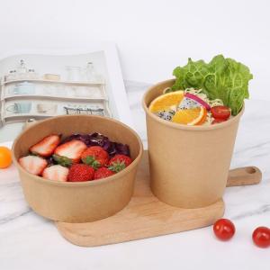 China Packing Eco-Friendly Wholesale Lunch Takeout Disposable Paper Soup Salad Bowl wholesale