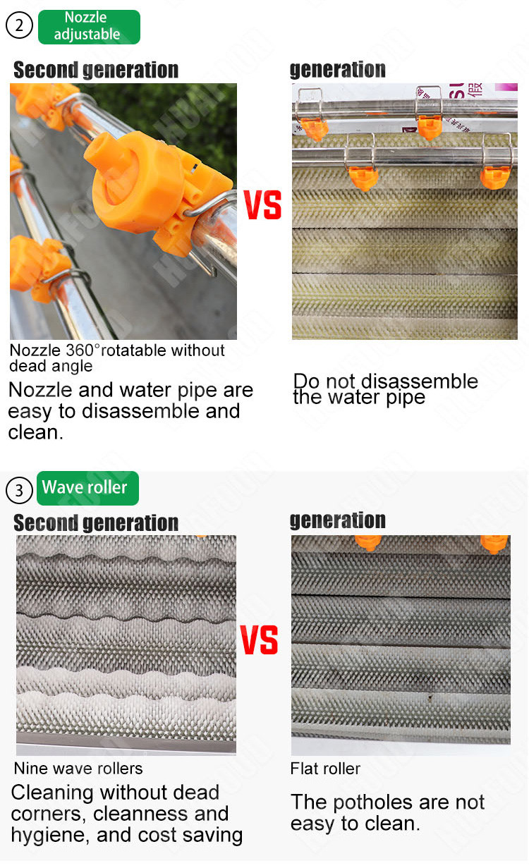 304SUS Fruit And Vegetable Processing Line