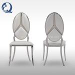 19x20x42inch High Back Dining Room Chairs Leather Upholstery Linear Stitching
