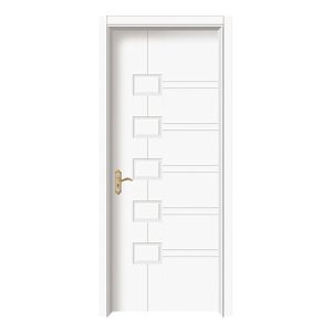 China AB-ADL5252 pure white wooden interior door wholesale