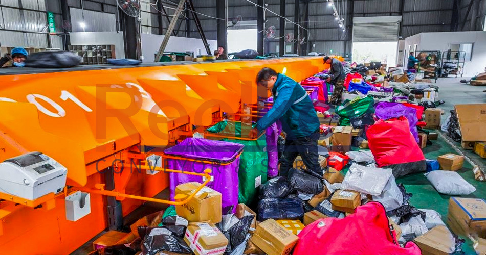 Durable Efficient High Speed Cross Belt Sorter For Parcels