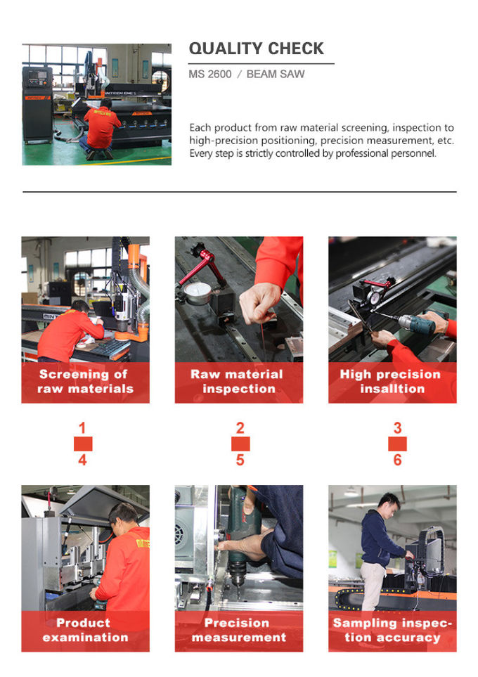 Auto 6500rpm Wood Beam Saw 7500W