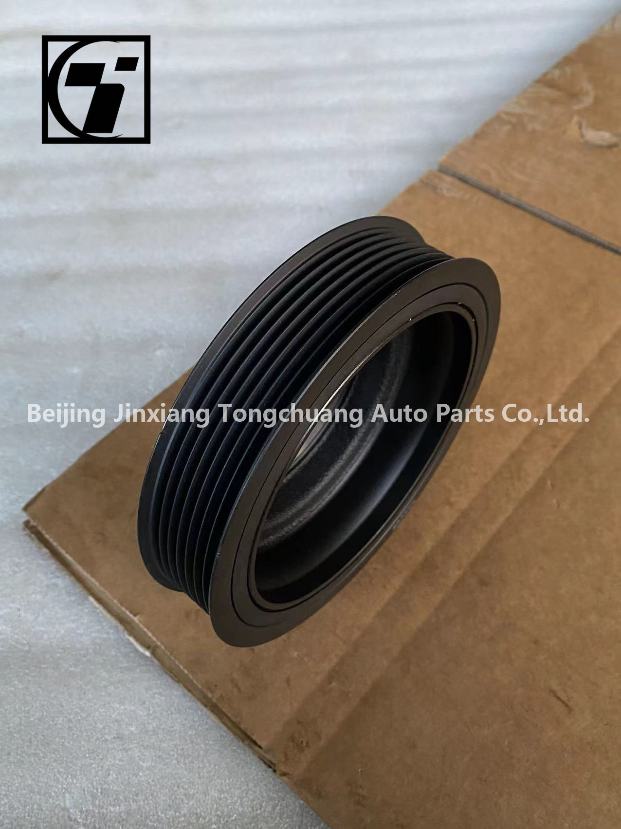 Foton Aumark AUCAN 2.5 Engine Shock Pulley PM40004689 Long-Lasting for 2016- Aluminum