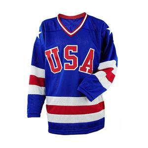 China Breathable Blue Color Ice Hockey Clothing Shirts &amp; Tops Eco Friendly wholesale