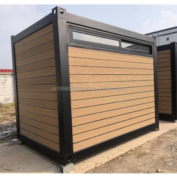 Main Structure Galvanized Steel Square Tubes 10ft 20ft Prefabricated Container Wooden House for Office Assembly House