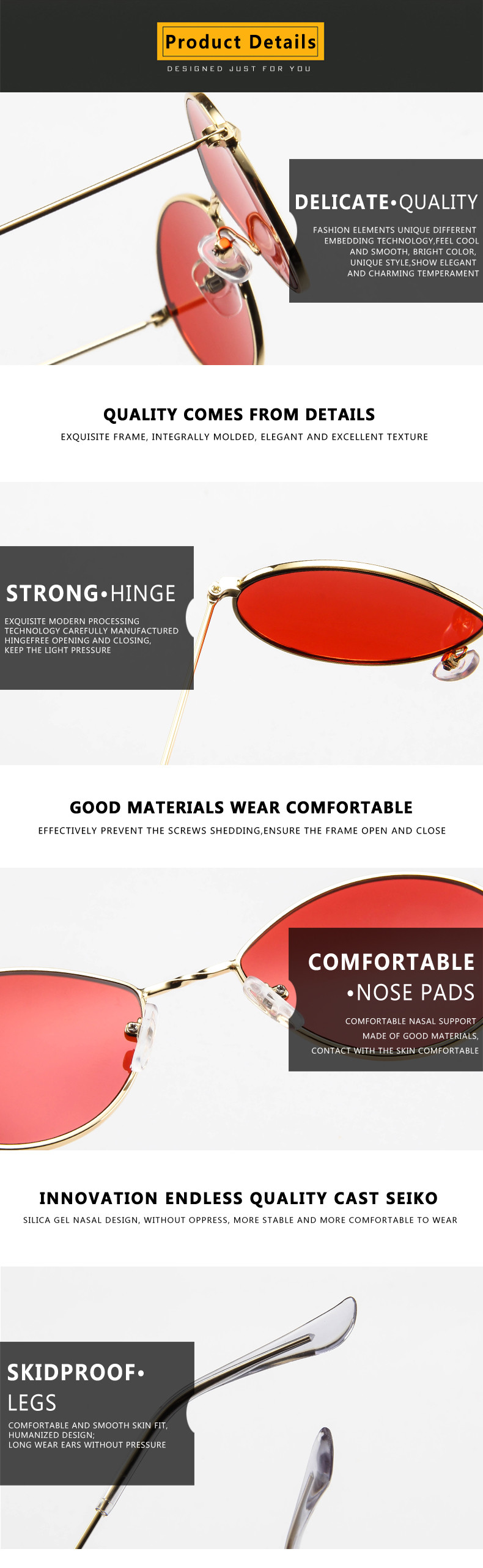 Metal Frame Hot Sale Sunglasses Old Fashioned Classic Star UV400