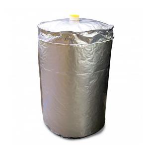 China Chemical foil liner bags, Factory Custom Round Bottom Aluminum Foil Liner Bags For Drum Liner Aluminum Bag wholesale