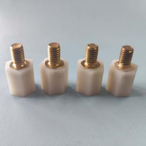 China Nylon Hex Pillar Pillar M6 Brass UL94 V-2 Isolation Distance Bolt wholesale