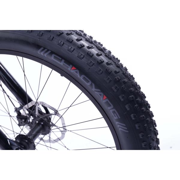 9ah 7 Speed Electric Bike 26 Inch Aluminum Frame Wear Resistant Fat Tires