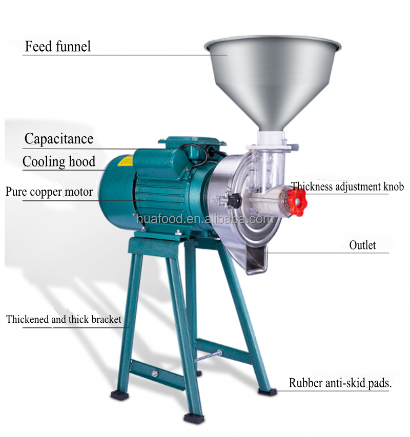 Hot Sale Industrial Factory Price For Pepper Milling Spice Mill Powder Crushing Grains Grinder / Sugar Salt Grinding Machine
