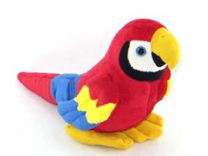 China Red Lovely Parrot Plush Toy wholesale