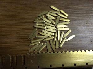 China Cable Connectors Progressive Metal Stamping , Sheet Metal Die Components Brass wholesale