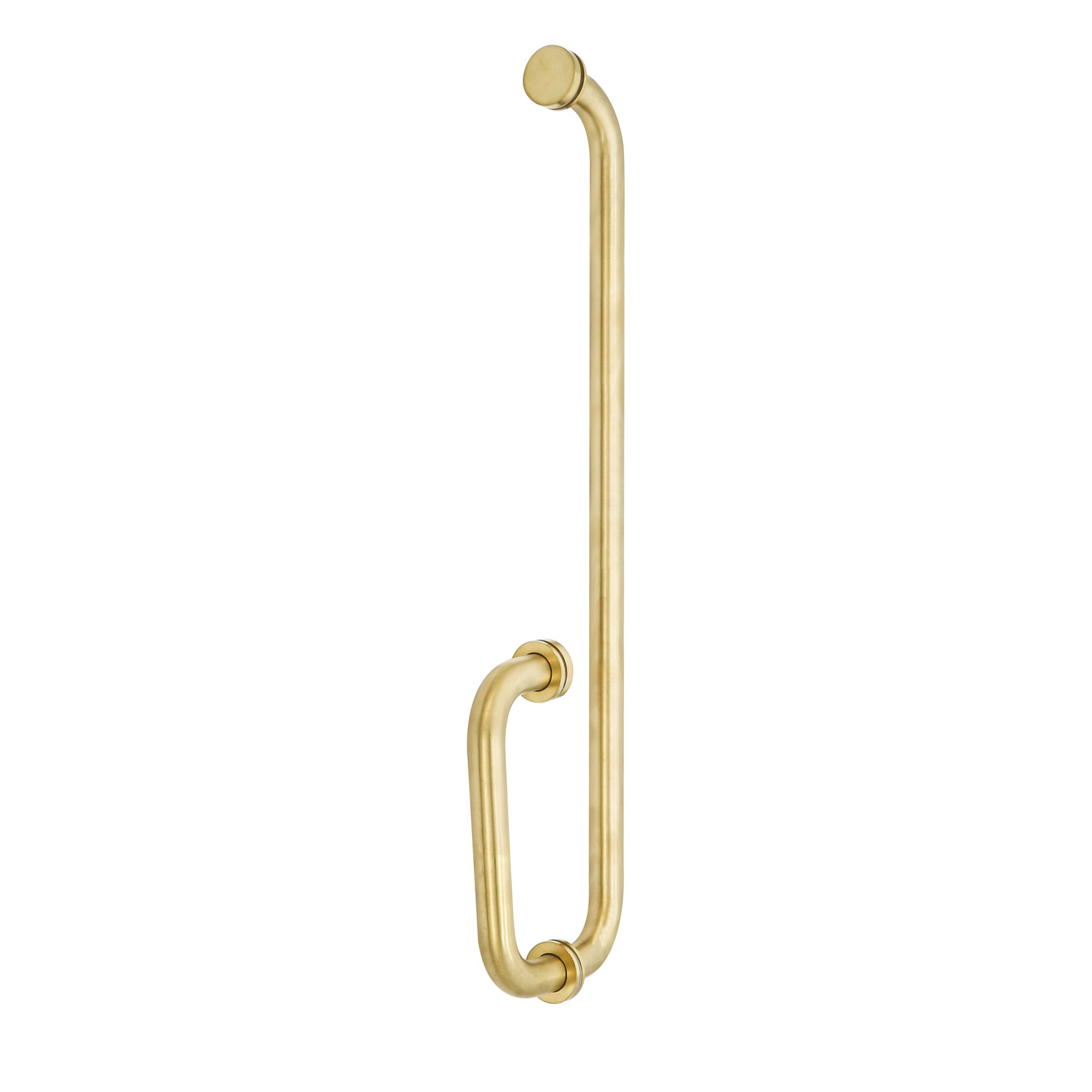 Hotel Bathroom Glass Door Handle Golden Door Pull Handle for Shower Room Bathroom