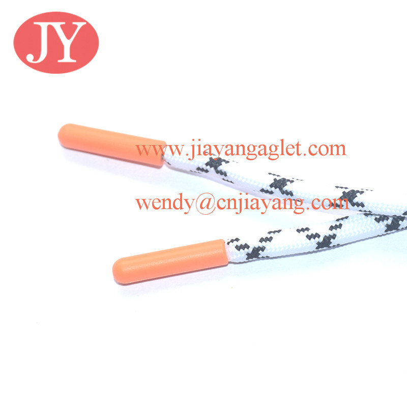 Jiayang 2021New plastic aglet cord end plastic tipping for hoodie cords