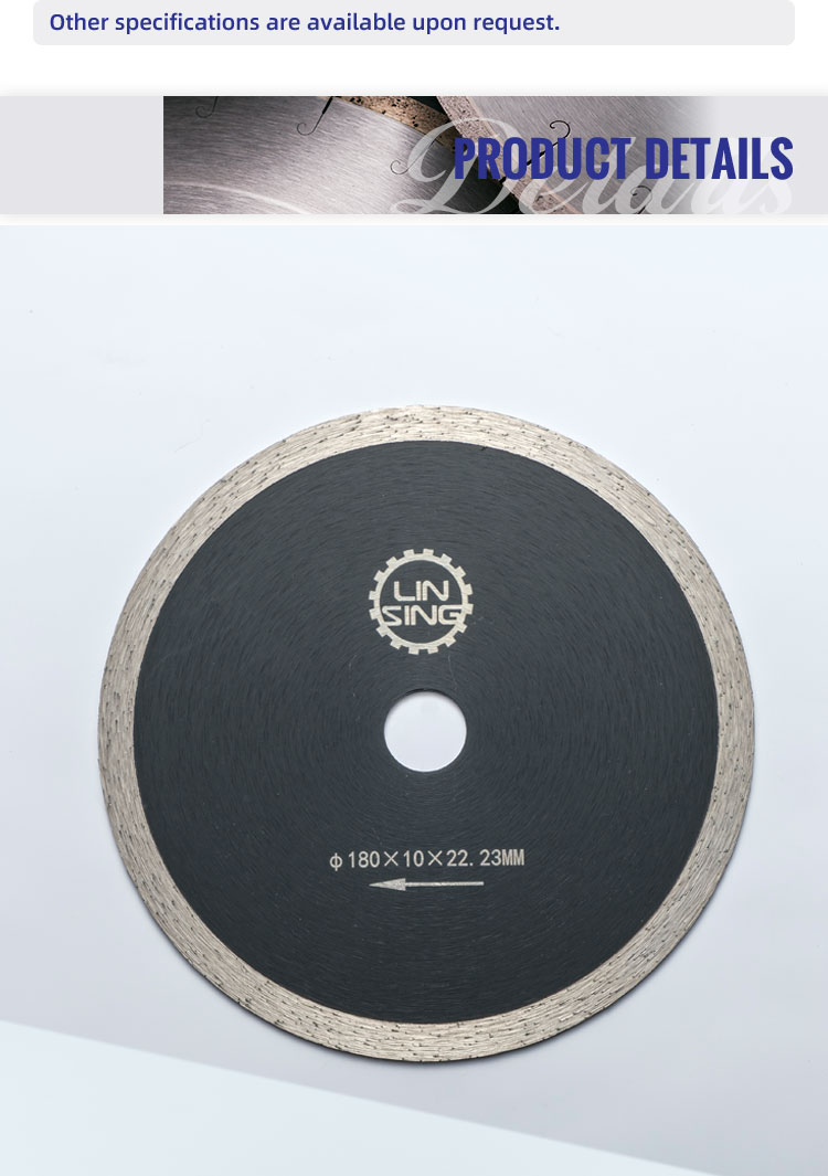 No Chapping 10 inch Lapidary Diamond Saw Blade 4-9in Blade Diameter Wet Tile Saws Cutting