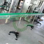 180 90 Degree Curve Plastic Slat Chain Belt Conveyor System For Bottle
