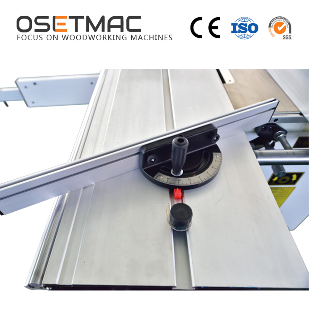 accuracy OSETMAC MJ6130TY Manual Lifting Sliding Table Panel Saw for Wood Cutting