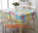 Table cloth PVC non-woven cloth waterproof cloth mat oil proof plastic
