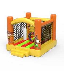 China Donky Inflatable Bouncy Castle For Childrens With Pillar Circle wholesale