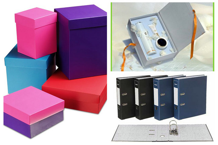 FSC Glossy Varnish Colorful Hard Paperboard 2.0mm For Storage Box File Folders
