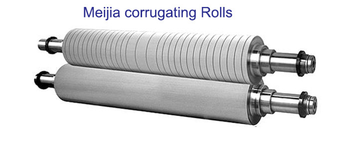 Chrome Plated HRC 55 Corrugating Pressure Roll