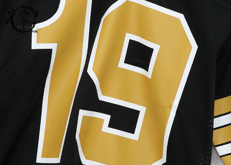 Unisex Short Sleeve No.19 Hockey Youth Sports Apparel Jersey Breathable Eyelet Fishnet Fabric