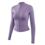 Oem Factory Manufacturer Custom Logo Running Jacket Women's Tight Long Sleeve