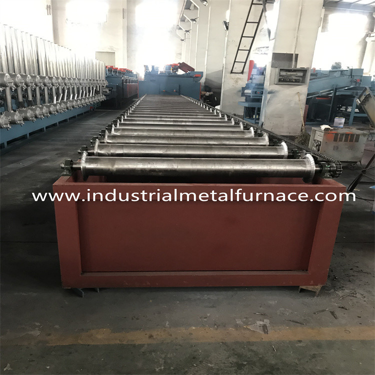 Support Roller Gas Continuous Mesh Belt Furnace Carburizing Tempering For Fasteners