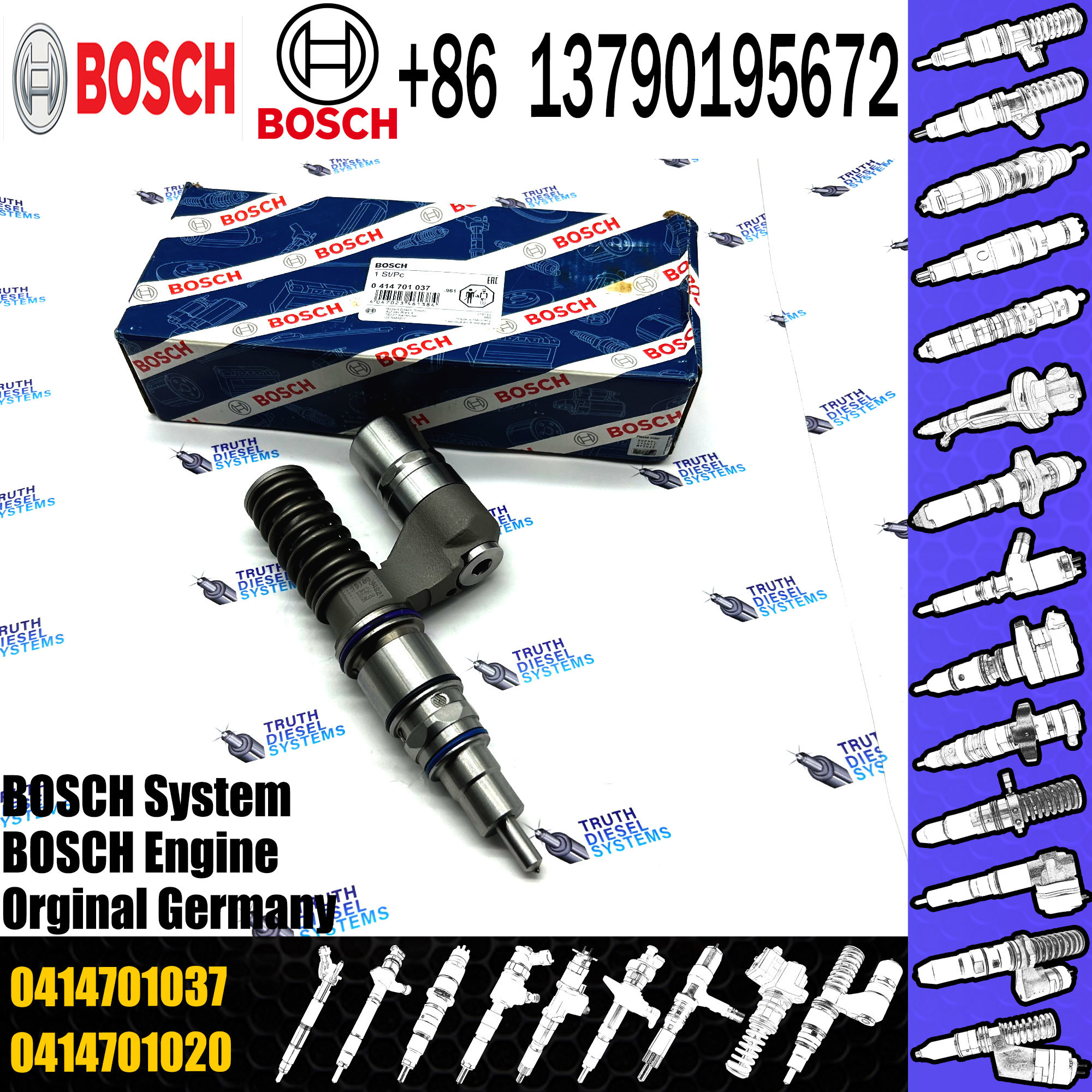 Diesel Fuel Injector Overhaul Repair Kits For SCANIA Injector 2599428 0414701037