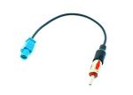 Black Car Radio Adapter Coaxial Cable Fakra Antenna Connector For BMW