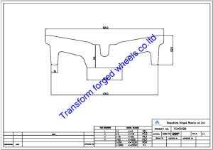 China TC190008 19 inch forged center disk blanks wholesale