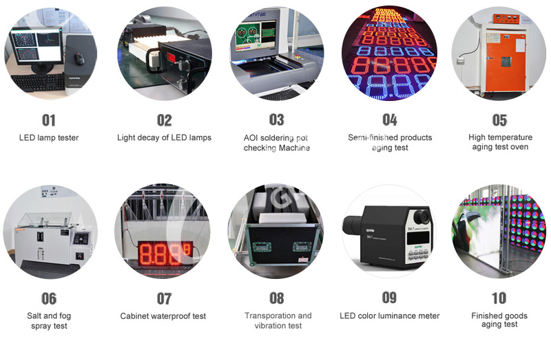 8000cd/M2 Led Digital Gas Price Sign Display Fuel Media Datasheet
