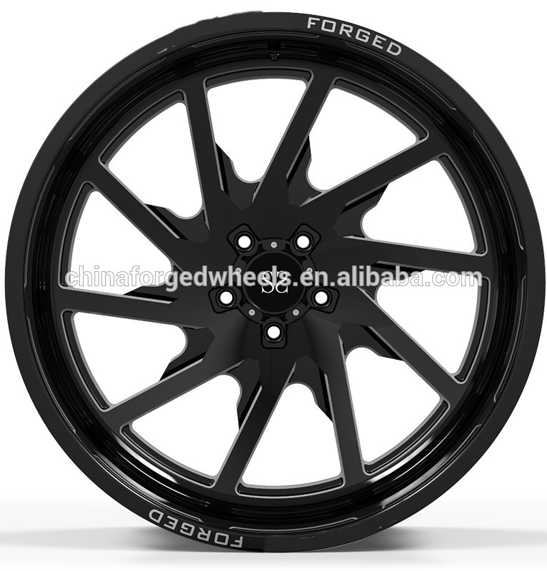Customized Off Rad Rims 24x12 and 24x14 Gloss Black Machined Deep Lip 4x4 Wheels Rimrs