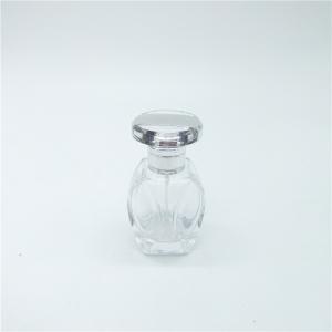 China Cosmetics Packaging Refillable Cosmetic Glass Bottles 50 Ml Fully Transparent wholesale