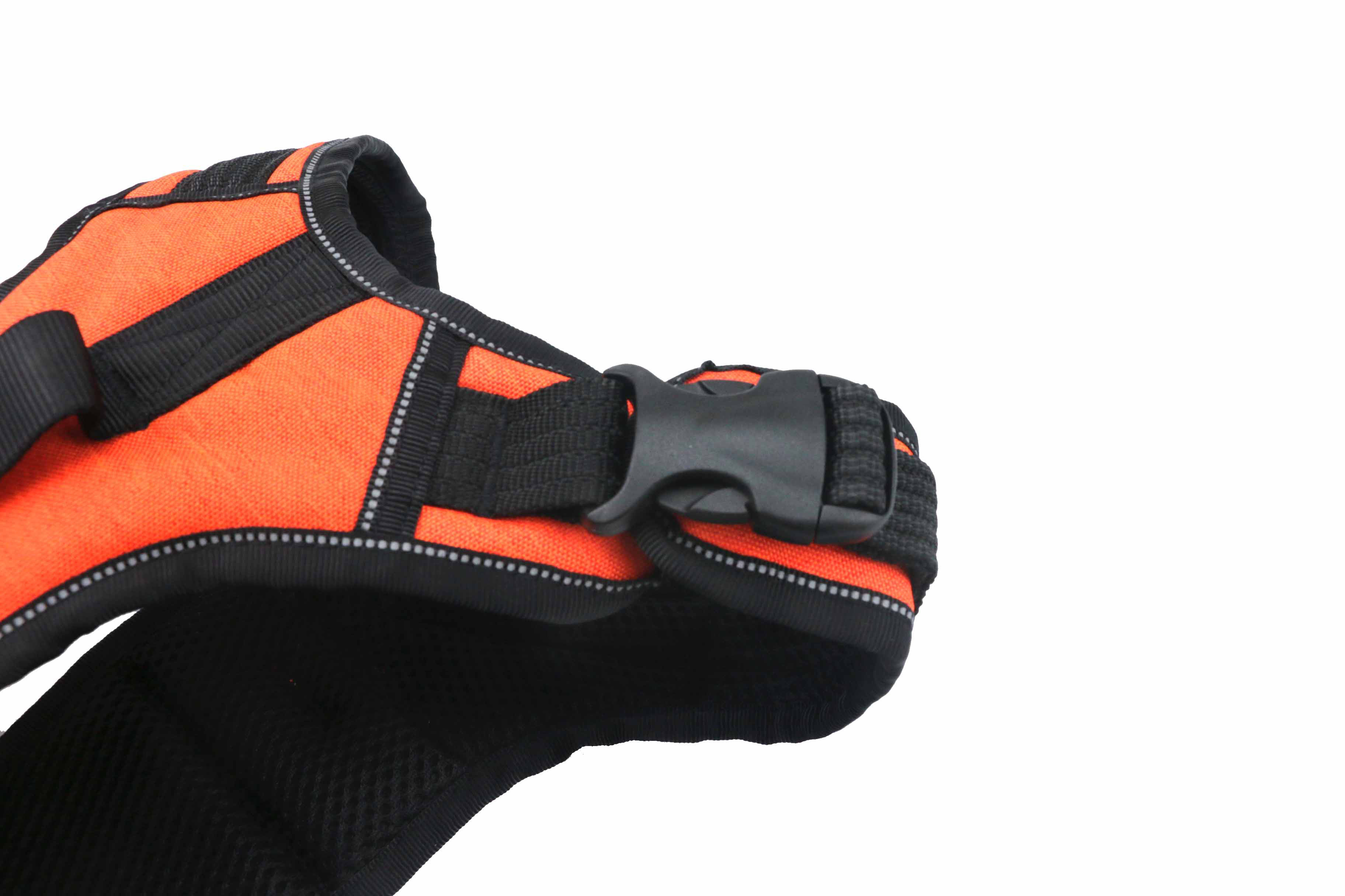 XXS-L Orange Tactical Dog Harness / Personalized No Pull Dog Harness Front Clip