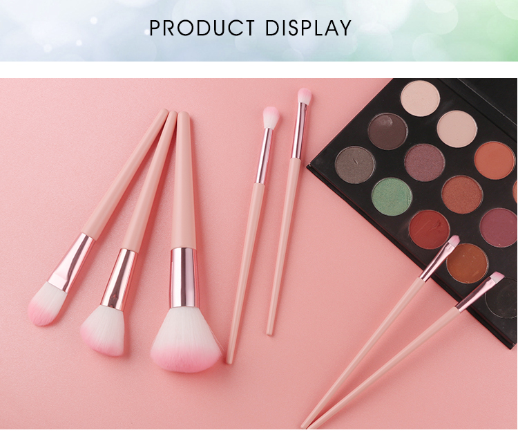 Brochas Maquillaje Eyeshadow Cosmetic Brushes 7pcs Nylon Wooden Handle