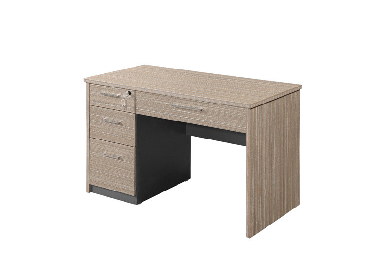 ISO9001 Compliant Computer Desk With Drawers , Compact Computer Desk Smooth Edge