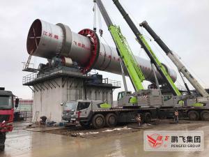 China Pengfei 400tpd Active Lime Calcination Rotary Kiln wholesale