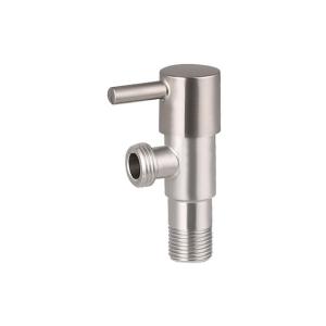 China CE Single Way Stainless Steel Angle Stops Plated Brush Finishing wholesale