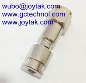 China F male Compression Connector all brass for Mini Coaxial Cable RG174 wholesale